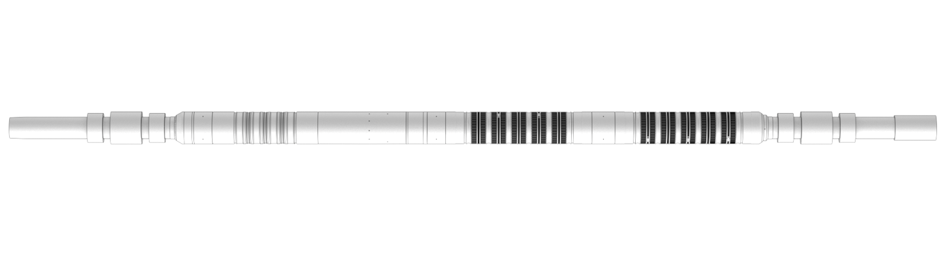 Rendering of Welltec Expandable Anchor (WEA) for Tieback Liner