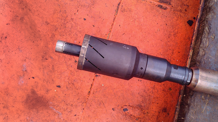 Well Miller CVF tool used to remove stellite-coated flow target during intervention from semi-submersible rig.